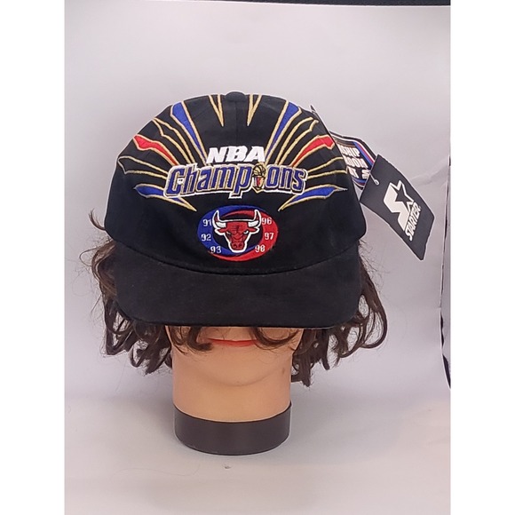Vintage 1998 Starter NBA Champions Chicago Bulls‎ Hat Snapback Michael Jordan